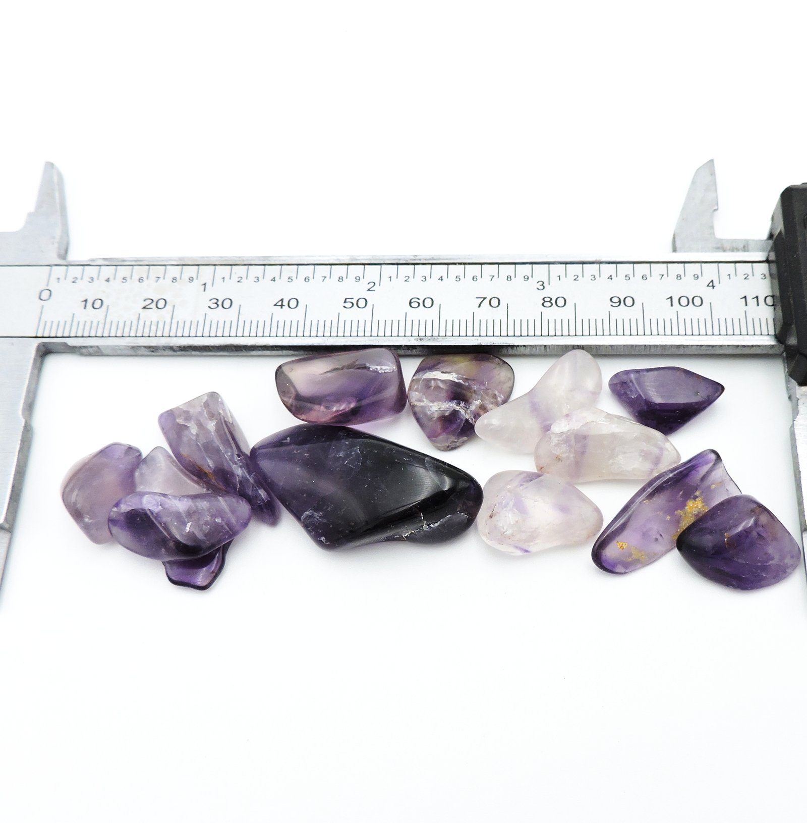 100g medium amethyst tumble polished size 100g medium amethyst tumble polished size image