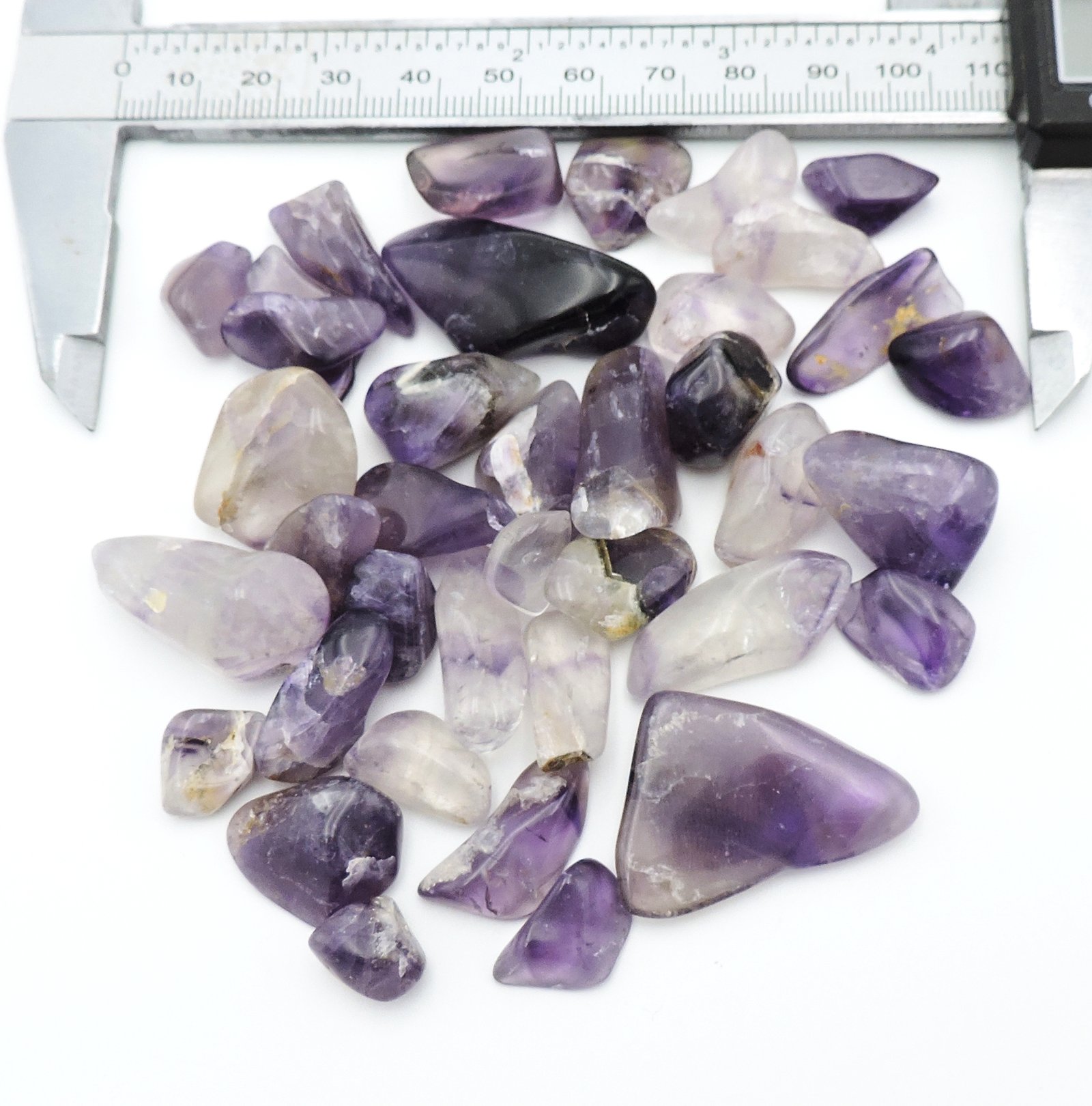 100g medium amethyst tumble polished 100g medium amethyst tumble polished image