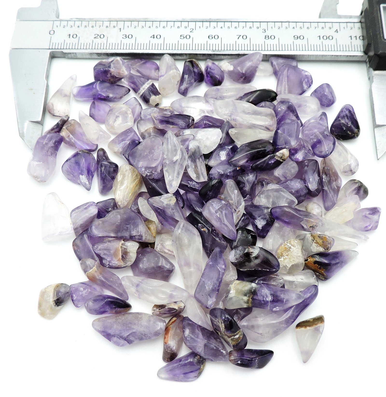 100g small amethyst tumble polished 100g small amethyst tumble polished image