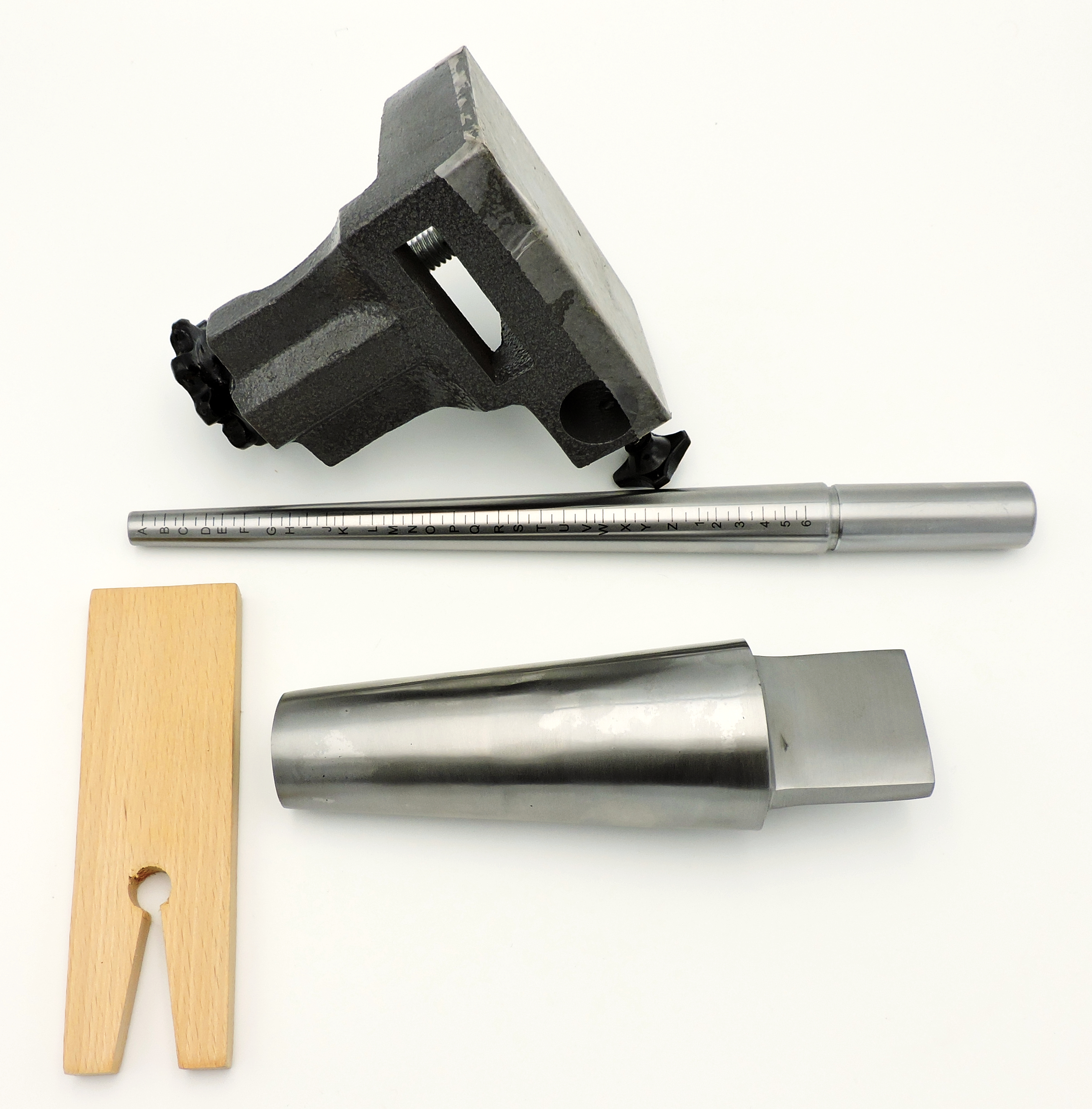 Combo Bench Anvil & Mandrel Holder with Bench Pin, Ring Mandrel & Oval Bracelet  Mandrel