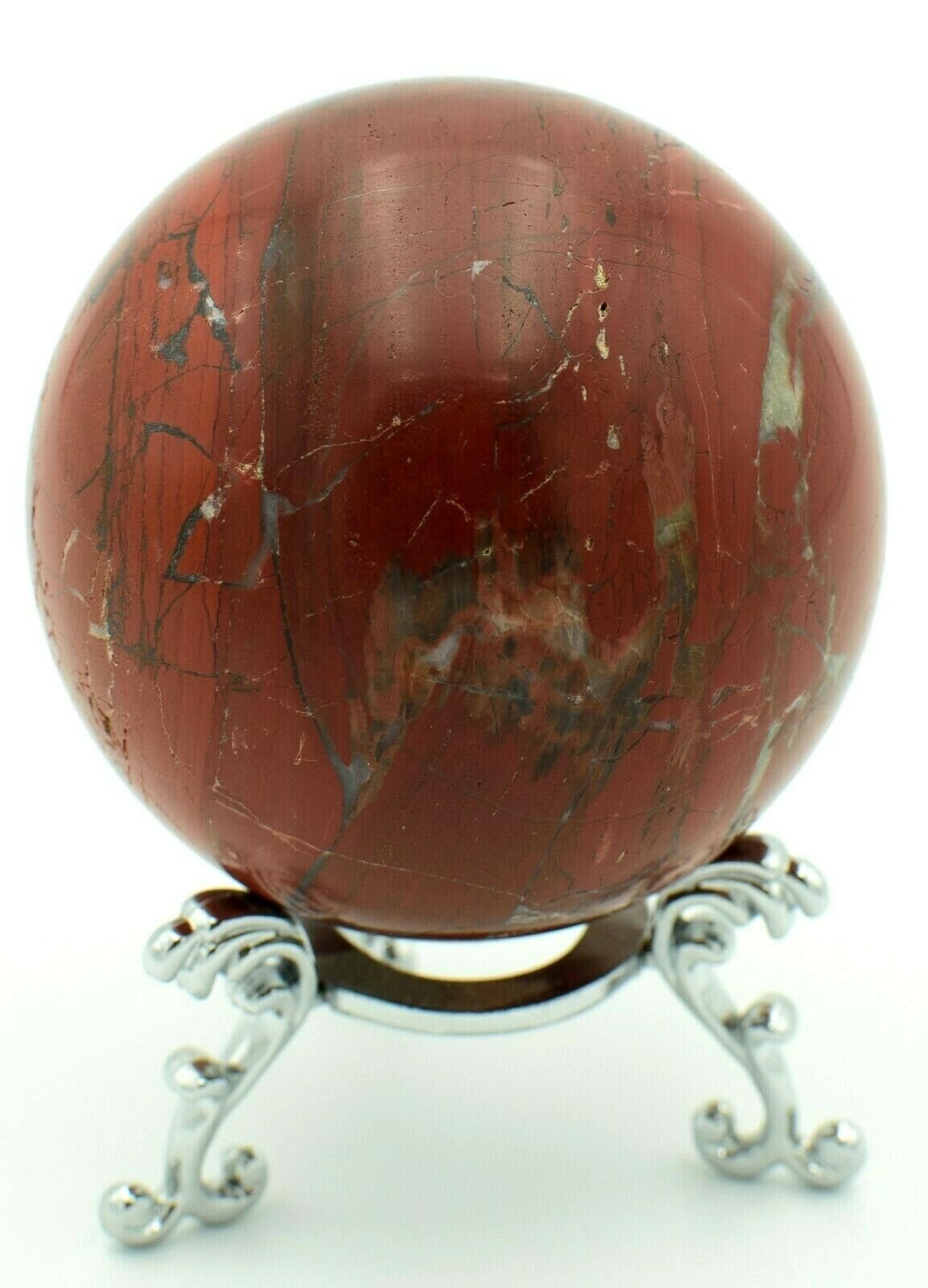 Marble-Bar-Jasper-Chert-Sphere-Western-Australia-64mm-Rock-Stone-Free-Stand-373995510300-2