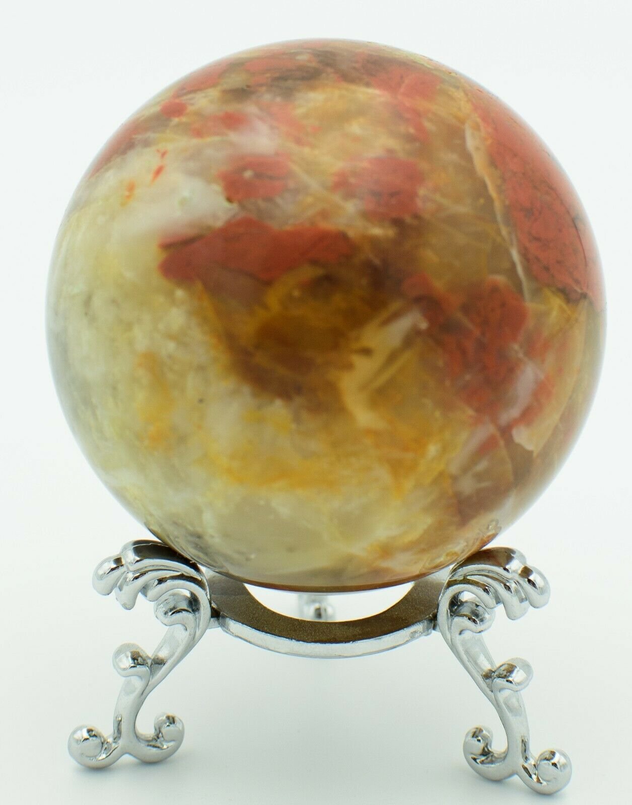 Meekatharra-Jasper-Chert-Sphere-Western-Australia-64mm-Rock-Stone-Free-Stand-373995529590-4
