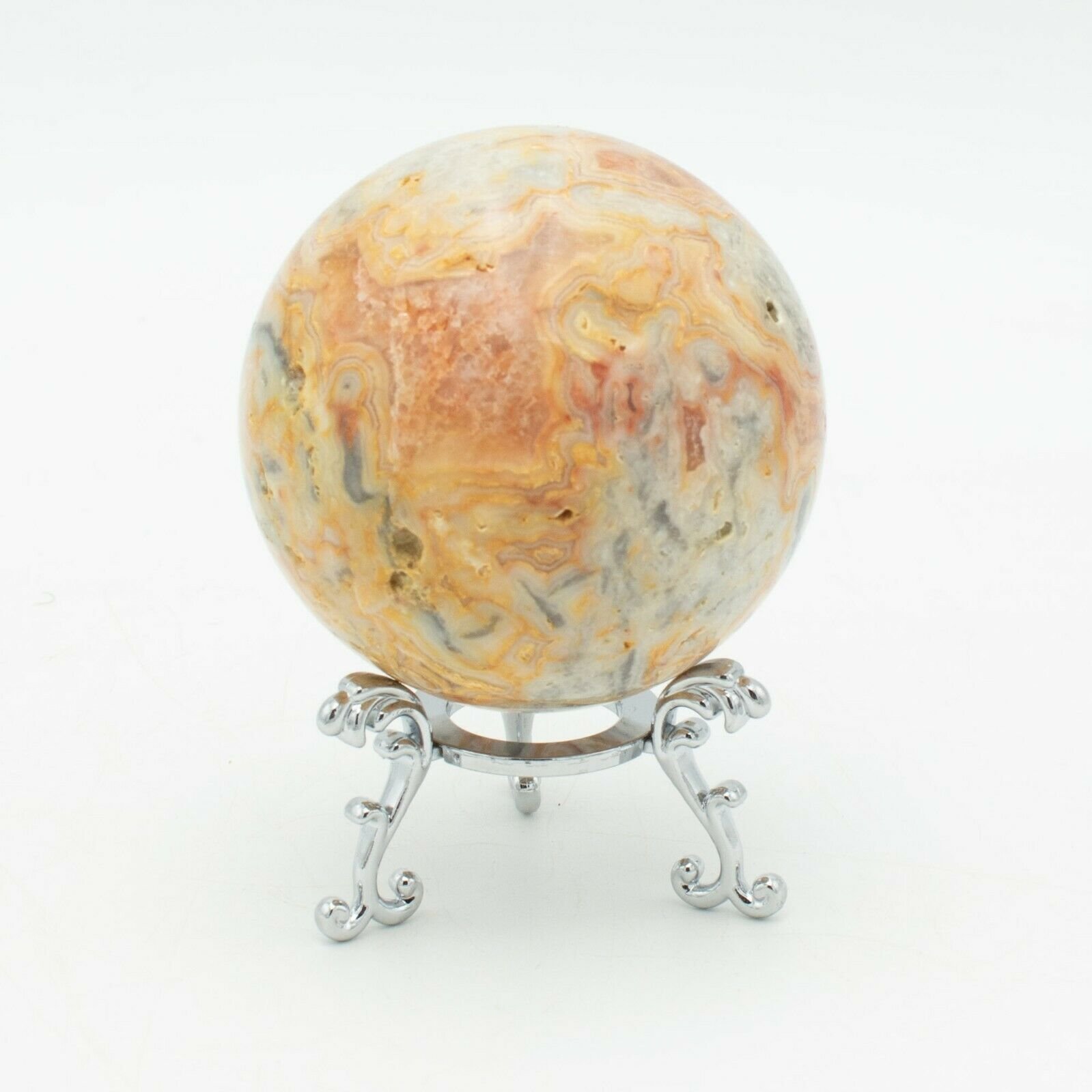 Western-Australian-Crazy-Lace-Agate-66mm-Rock-Sphere-Free-Stand-Jasper-CL6-373379792470-3