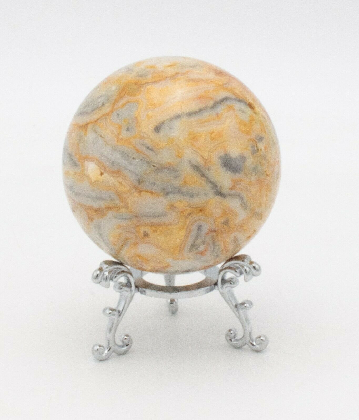 Western-Australian-Crazy-Lace-Agate-66mm-Rock-Sphere-Free-Stand-Jasper-CL6-373379792470-5