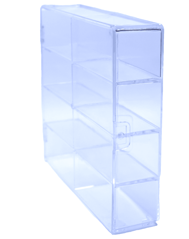 4 Tier Acrylic Display Case Minerals Rocks Stackable Toys Colletables ...