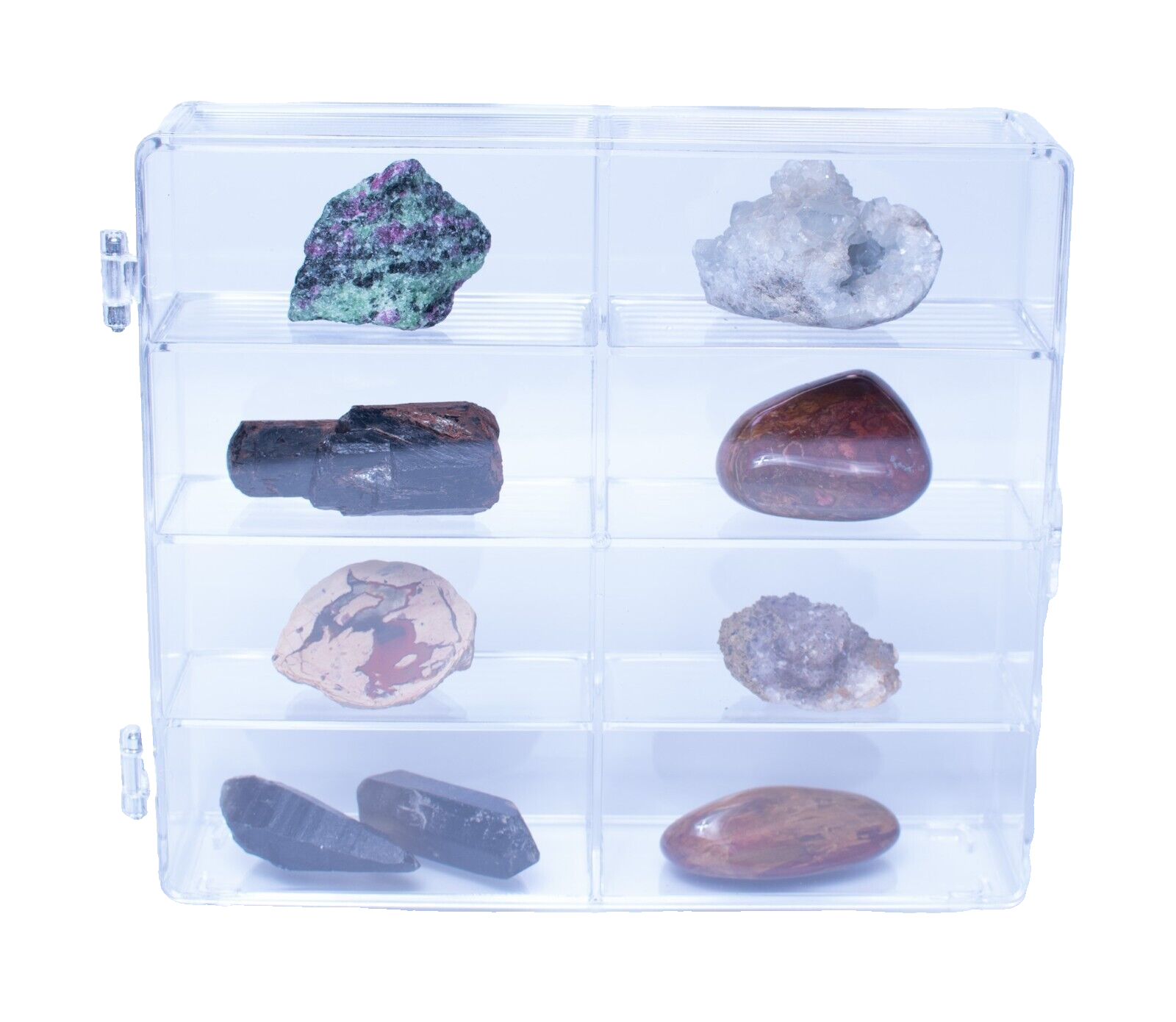 4-Tier-Acrylic-Display-Case-Minerals-Rocks-Stackable-Toys-Colletables-375687914891-3