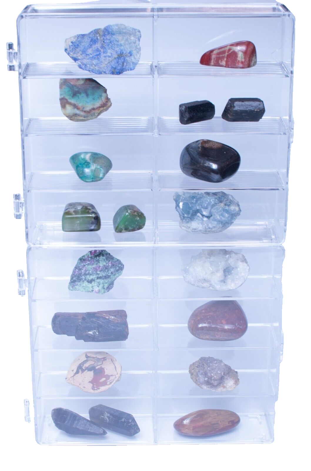 4-Tier-Acrylic-Display-Case-Minerals-Rocks-Stackable-Toys-Colletables-375687914891-4
