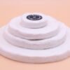 Cotton-Cloth-Lapidary-Polishing-Wheel-Rock-Glass-Timber-50mm-200m-12-15mm-thick-376987694592-2