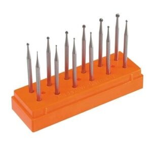 LYNX Round Burs, Set of 12 0.5mm-2.5mm Bur Cutting Grinding