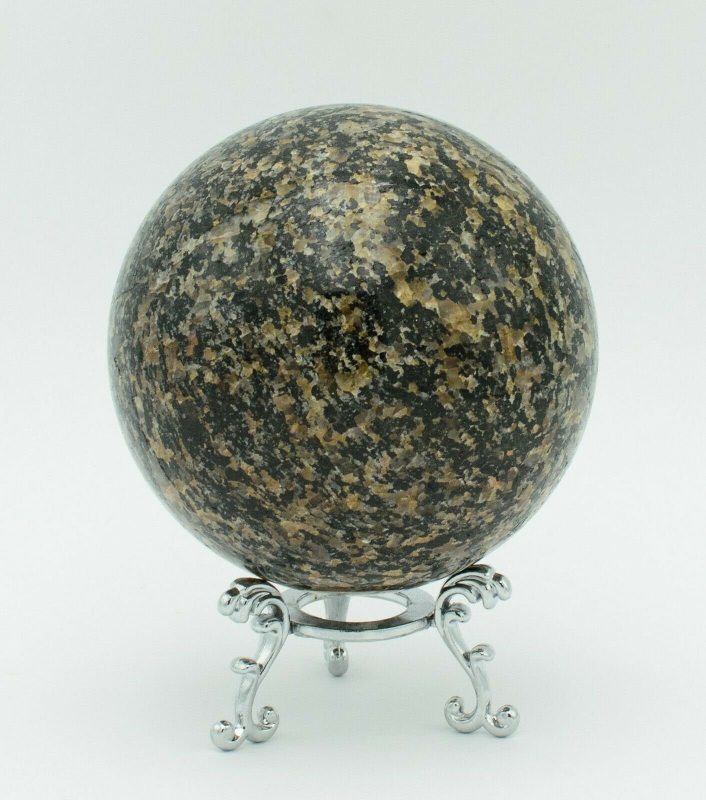 Western-Australian-Black-Dravite-Tourmaline-87mm-Polished-Rock-Sphere-Ball-Orb-373294064442-2