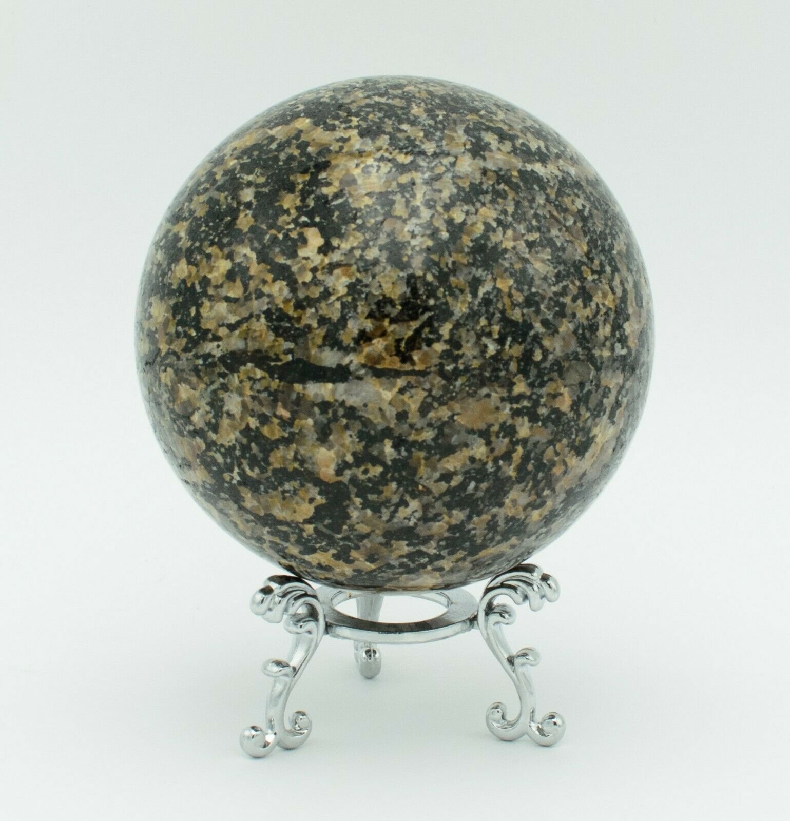 Western-Australian-Black-Dravite-Tourmaline-87mm-Polished-Rock-Sphere-Ball-Orb-373294064442-3