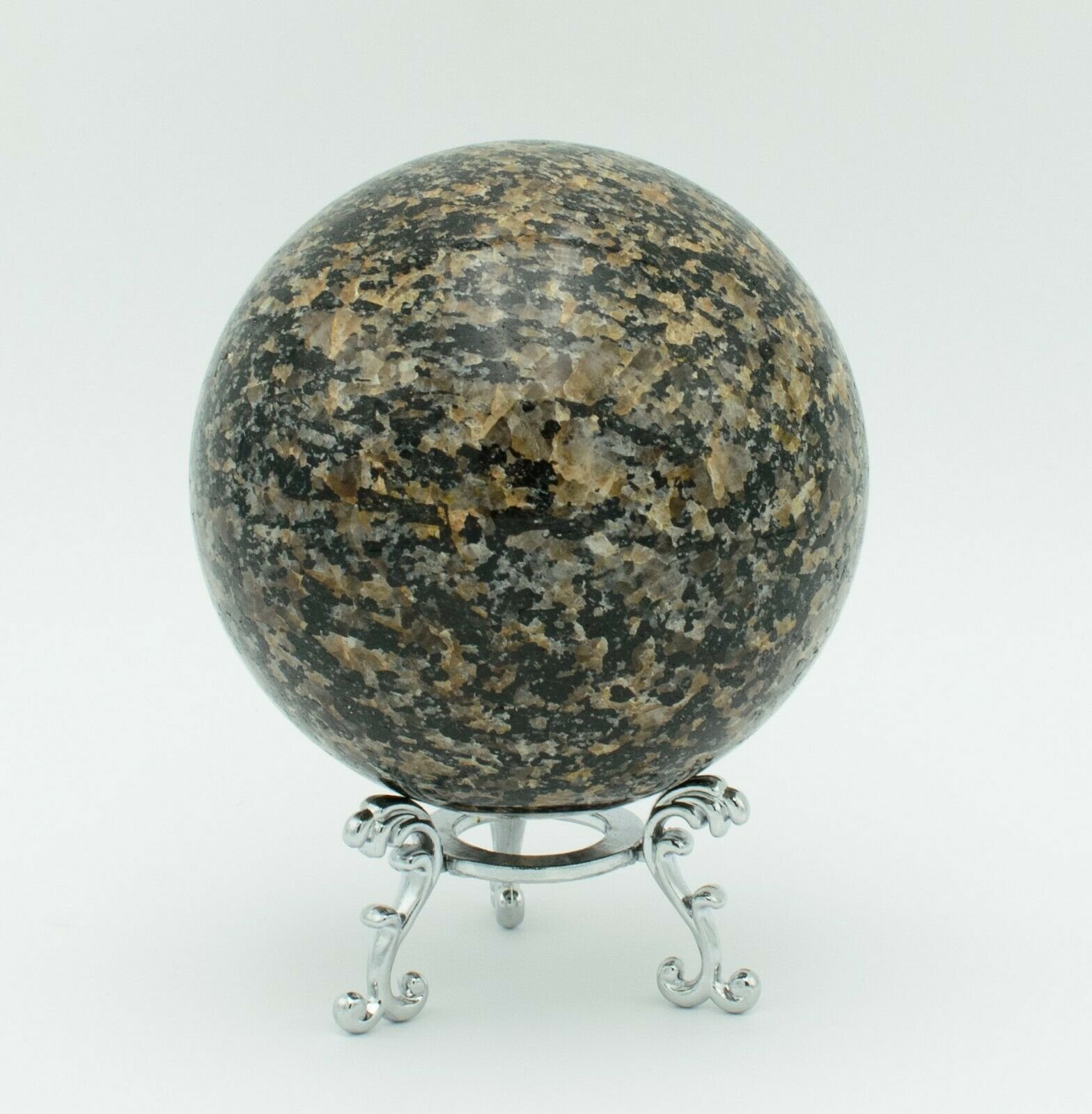 Western-Australian-Black-Dravite-Tourmaline-87mm-Polished-Rock-Sphere-Ball-Orb-373294064442-4