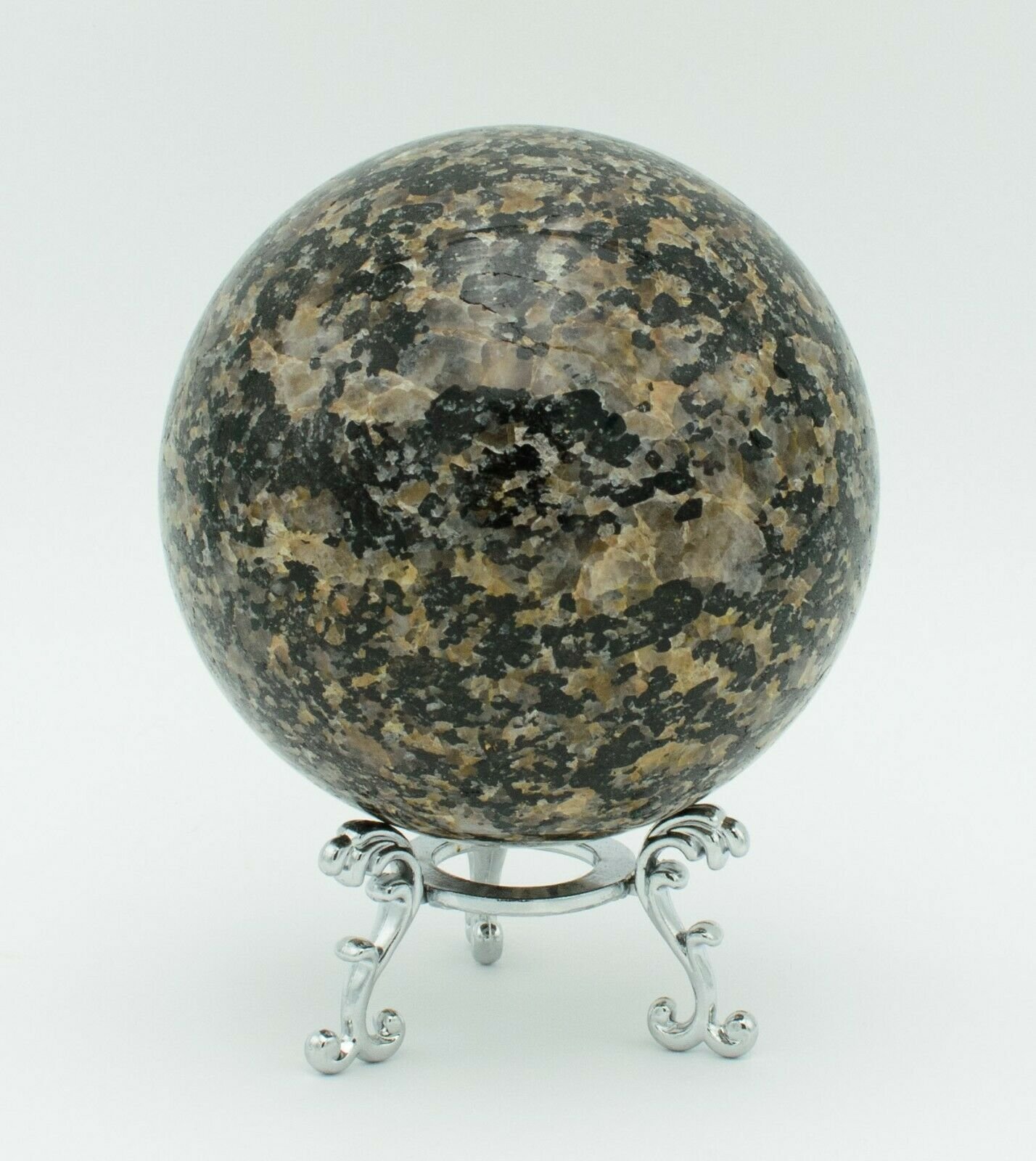 Western-Australian-Black-Dravite-Tourmaline-87mm-Polished-Rock-Sphere-Ball-Orb-373294064442-5