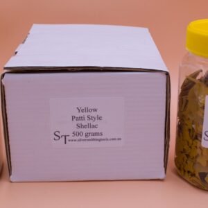 Yellow Patti Shellac Flakes For Timber Polishing Vintage And antique Nail Art