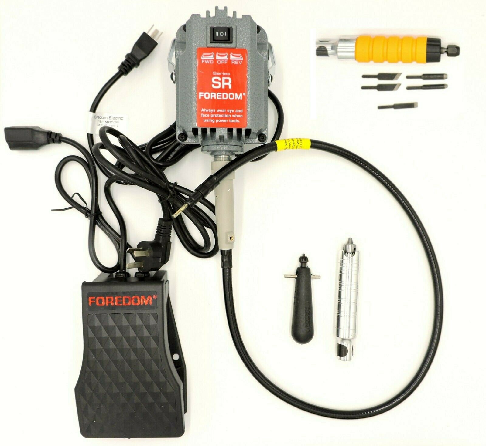 Carving-Foredom-SR-Hanging-Rotary-Tool-Flexi-Shaft-Drill-Forward-Reverse-333706025653