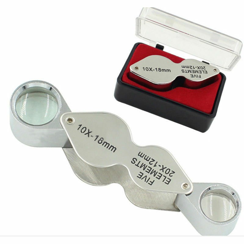 Jewellers-Hand-Loupe-10x-20x-Magnifier-Jewellery-Making-Gems-Lapidary-Tools-332448885803
