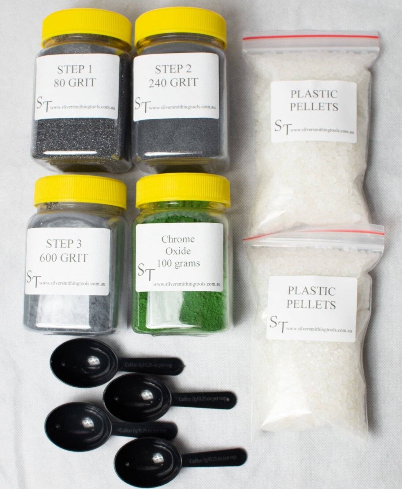 Rock-Tumbler-Grit-Tumbling-Polishing-Abrasive-Media-Lapidary-Rotary-Barrel-374575479343-2