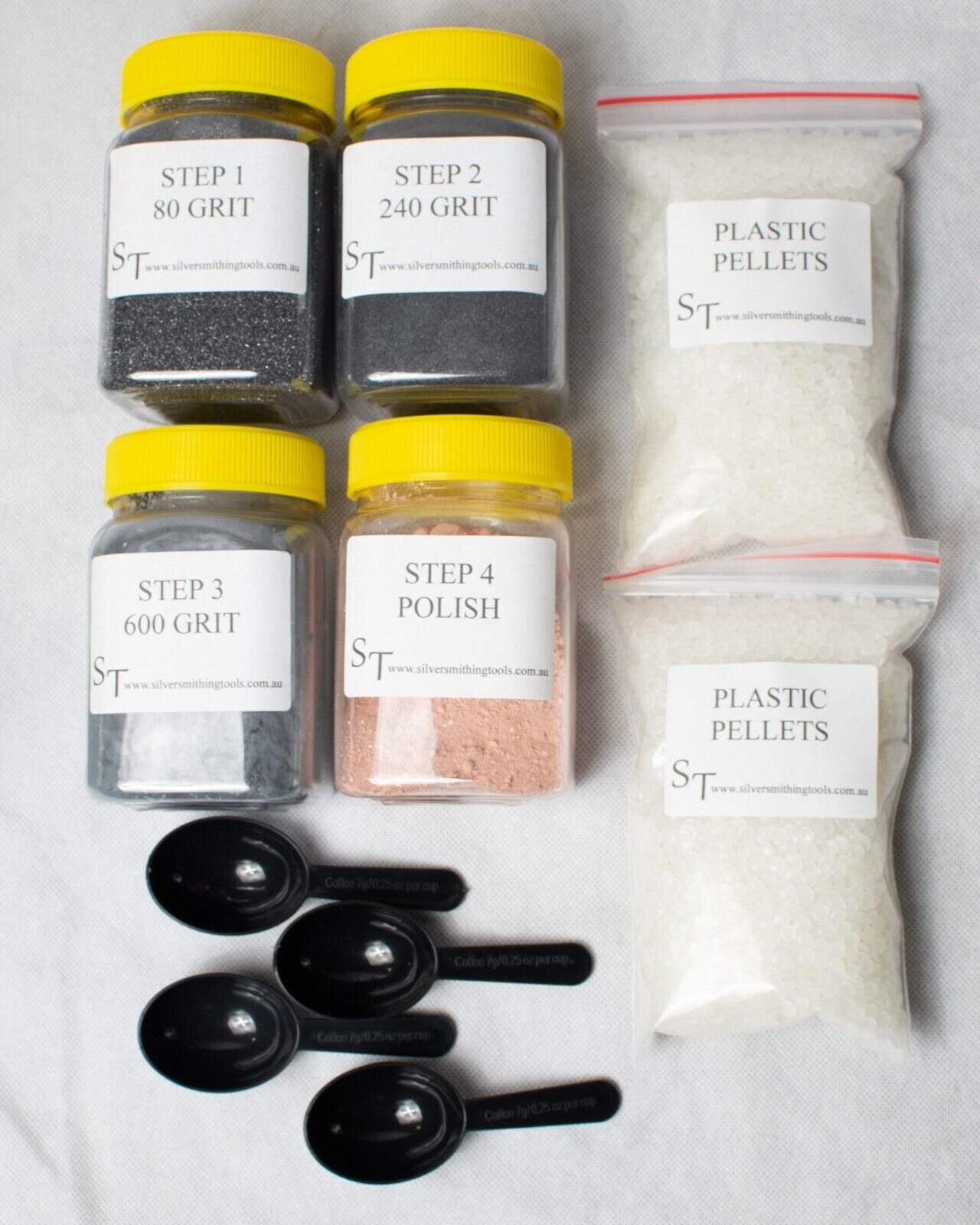 Rock-Tumbler-Grit-Tumbling-Polishing-Abrasive-Media-Lapidary-Rotary-Barrel-374575479343