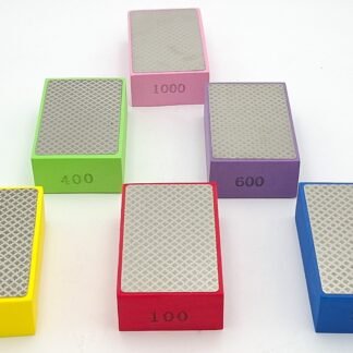 Diamond Hand Polishing Pads Set Of 6 Rocks Glass Marble Granite Electroplated