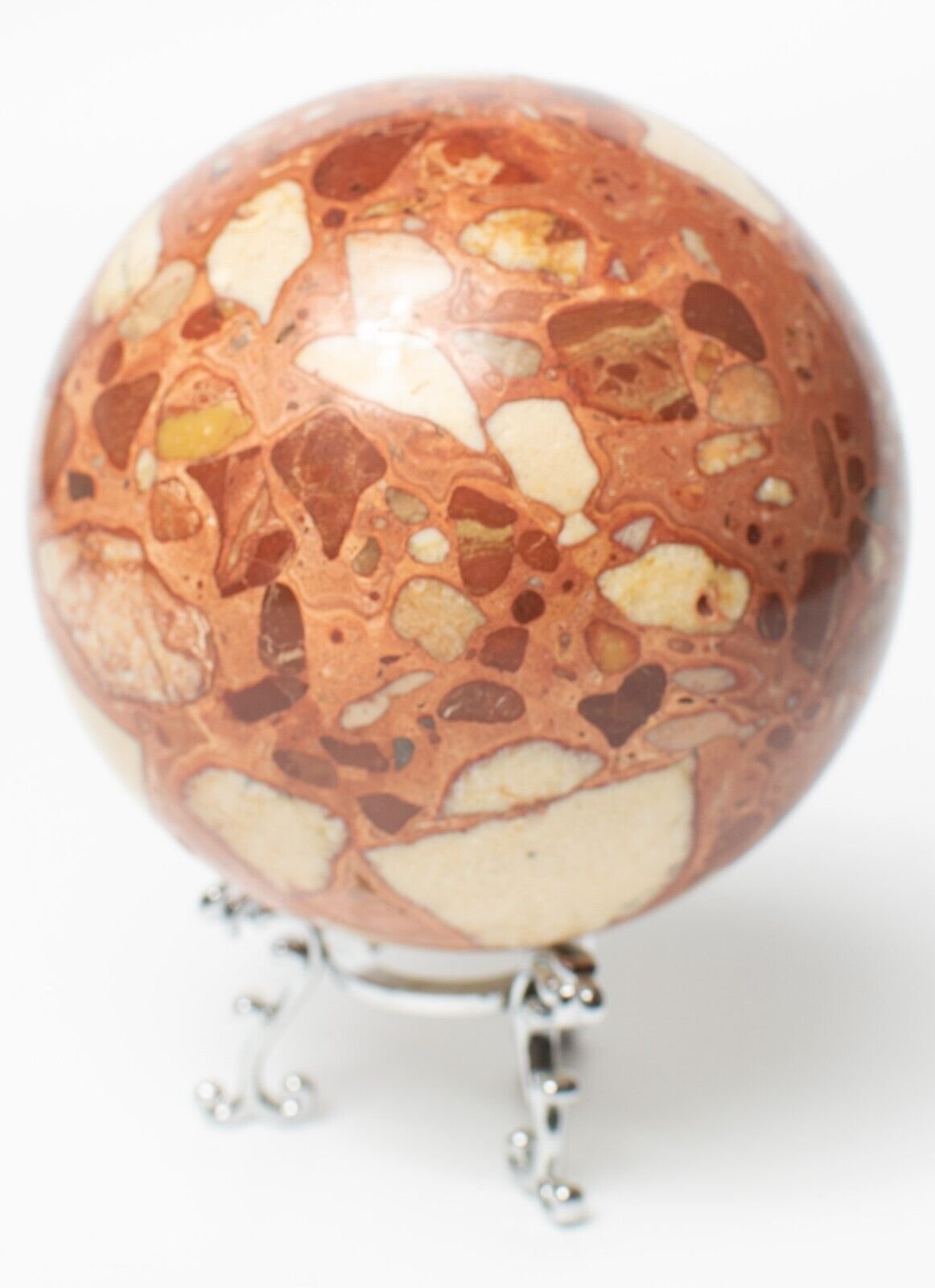 Exmouth-Western-Australia-Pudding-Stone-93mm-Rock-Sphere-Jasper-EP2908231-374906185985-2