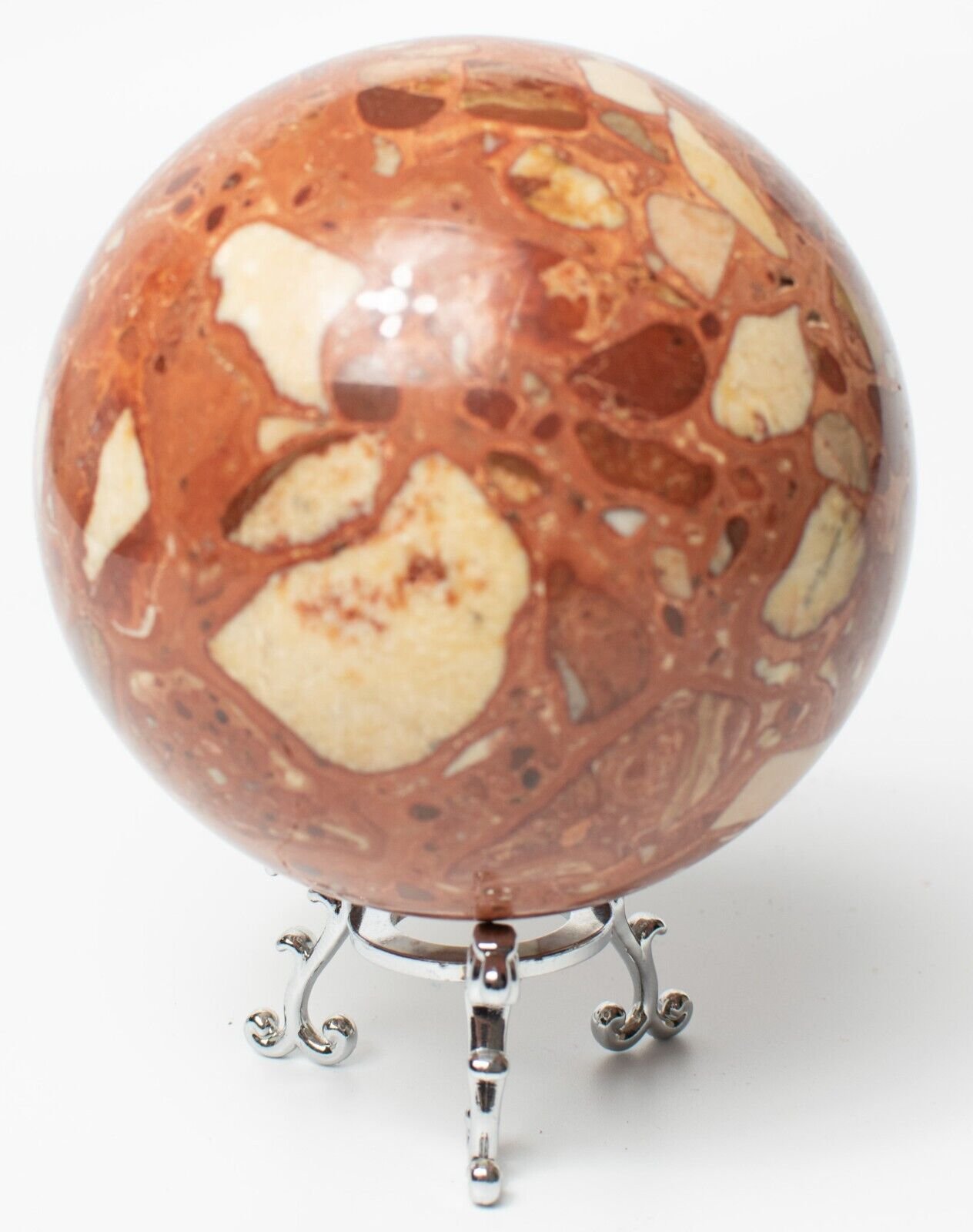 Exmouth-Western-Australia-Pudding-Stone-93mm-Rock-Sphere-Jasper-EP2908231-374906185985-5