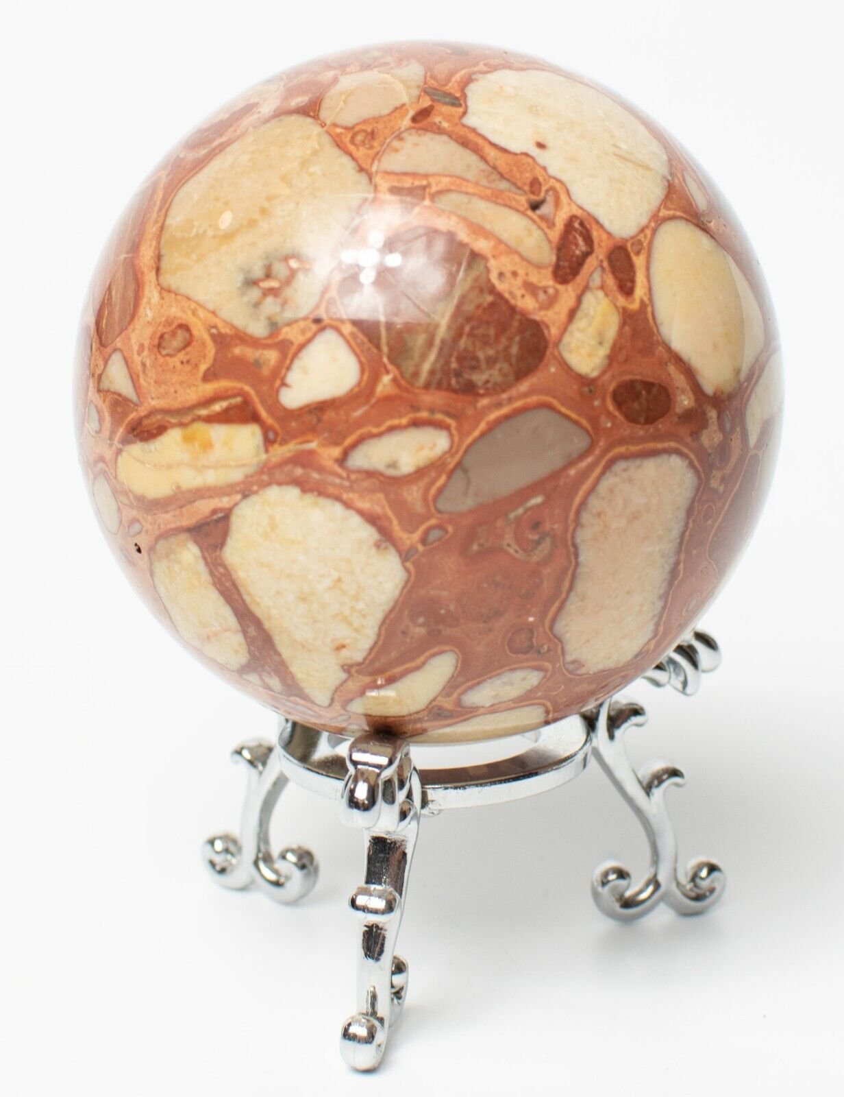 Exmouth-Western-Australia-Pudding-Stone-93mm-Rock-Sphere-Jasper-EP2908231-374906185985-6