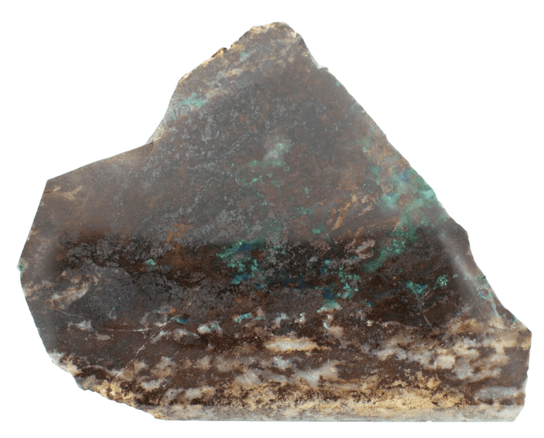 Polished Western Australian Chrysocolla Azurite Slice Stone Slab ...