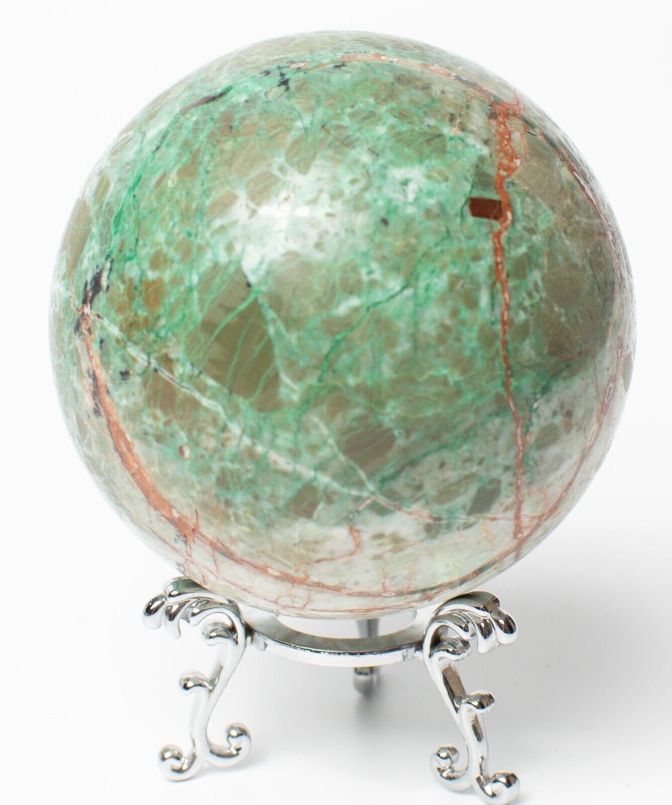 Western-Australia-Chrysocolla-Malachite-80mm-Rock-Sphere-Jasper-BBM2908231-374906396665-2