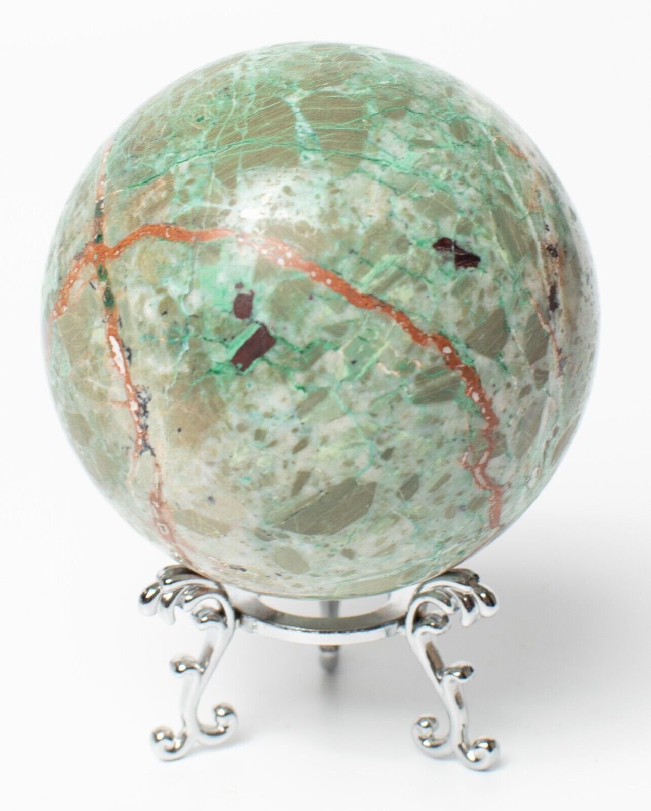 Western-Australia-Chrysocolla-Malachite-80mm-Rock-Sphere-Jasper-BBM2908231-374906396665-4