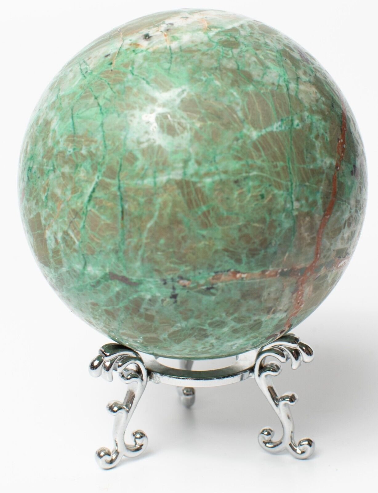 Western-Australia-Chrysocolla-Malachite-80mm-Rock-Sphere-Jasper-BBM2908231-374906396665