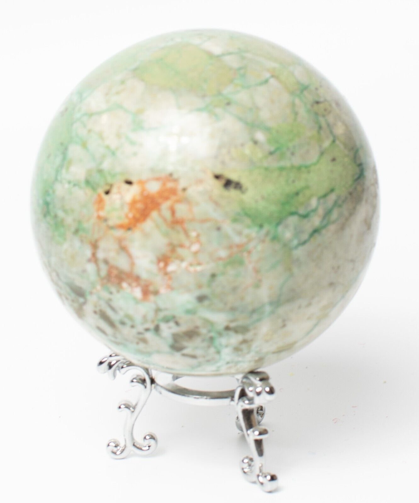 Western-Australia-Chrysocolla-Malachite-89mm-Rock-Sphere-Jasper-BBM2908234-374906401835-5