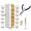 930-PCE-Jewellery-Findings-Jump-Rings-Lobster-Clasp-Pliers-Tweezers-Kit-376783169796-6