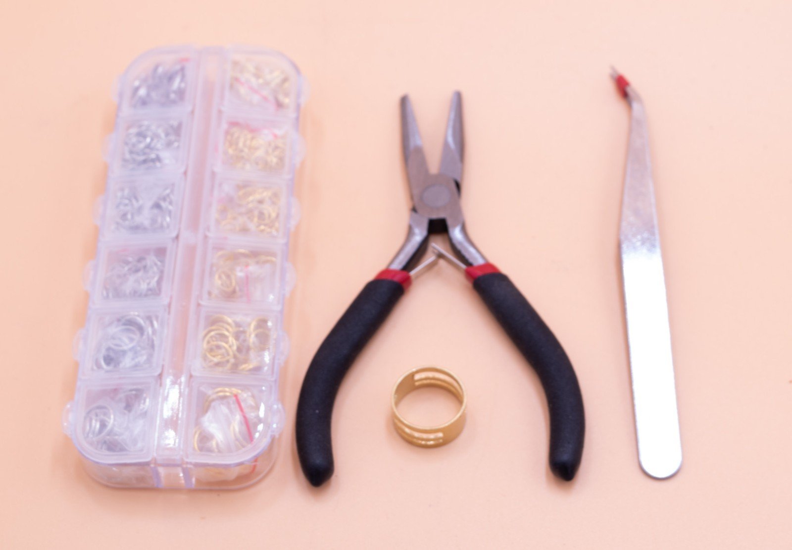 930-PCE-Jewellery-Findings-Jump-Rings-Lobster-Clasp-Pliers-Tweezers-Kit-376783169796