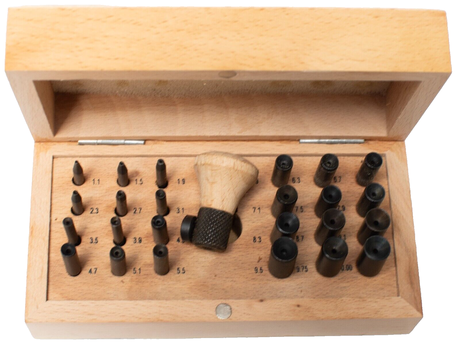 Jewellers-Stone-Setting-Round-Bezel-Punch-Set-11mm-10mm-21-Piece-Ring-Tool-375679535116-2