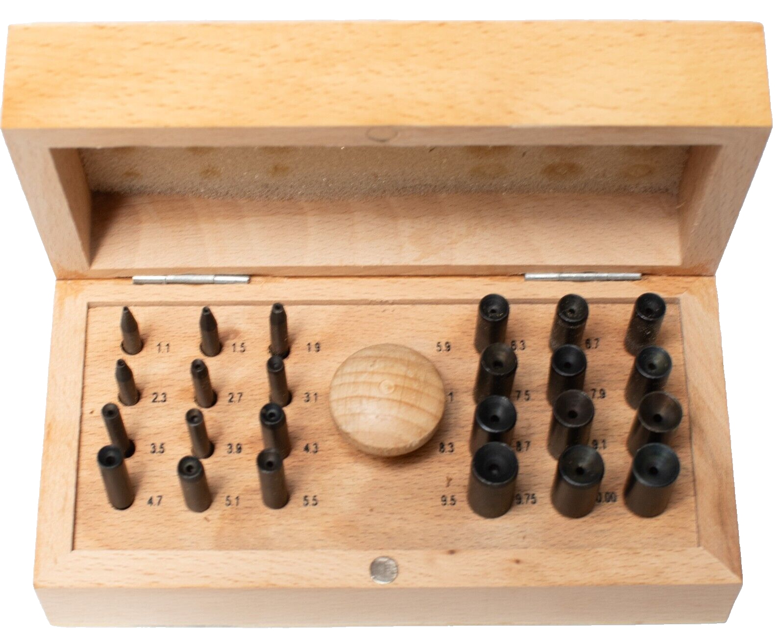 Jewellers-Stone-Setting-Round-Bezel-Punch-Set-11mm-10mm-21-Piece-Ring-Tool-375679535116