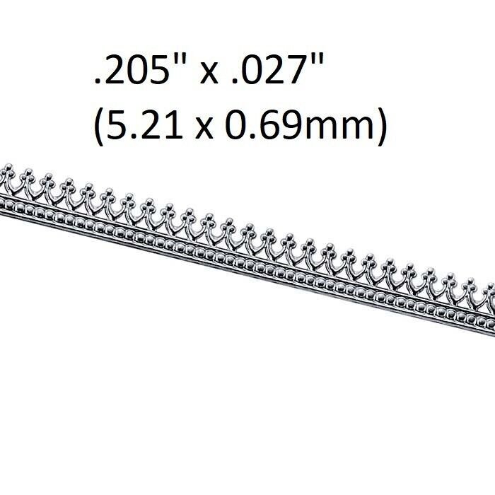 925-Sterling-Silver-Crown-Gallery-Wire-Hard-as-rolled-Jewellery-Making-335768593017