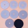 Set-Of-7-100mm-4-inch-Diamond-Resin-Polishing-Pads-Disks-Rock-Grinding-Granite-377250352567-2