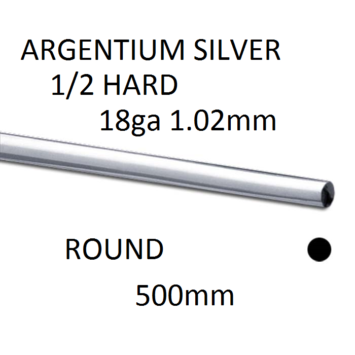 Variation-of-ARGENTIUM-SILVER-18ga-040quot-102mm-HALF-HARD-ROUND-WIRE-SMITHING-STERLING-WRAP-332290600867-69ea