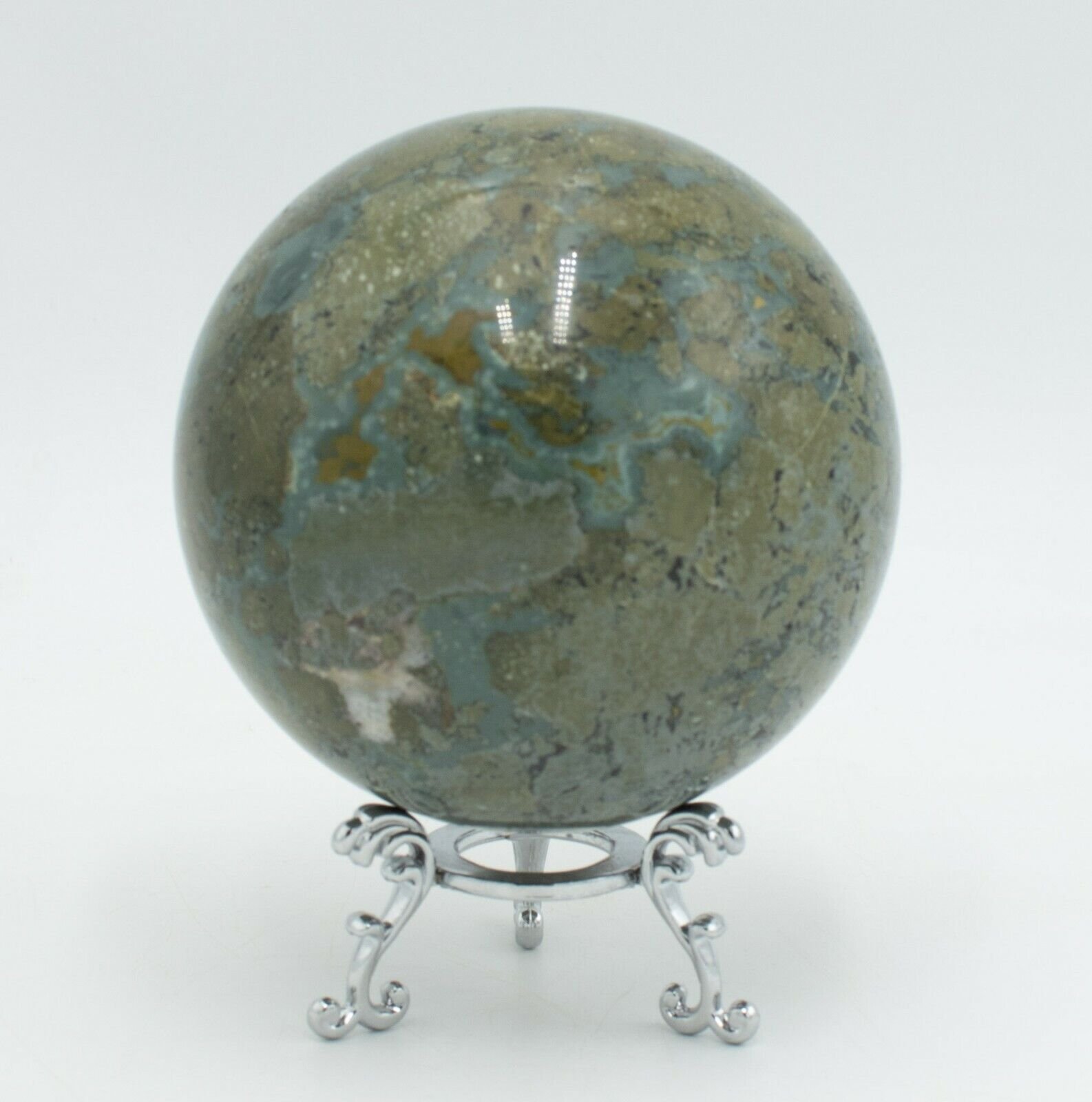 Western-Australia-Galaxy-Agate-90mm-Sphere-Rock-Stone-Orb-Free-Stand-PR102-373343268907