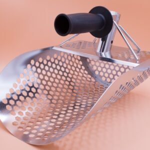 Beach Sand Scoop Stainless Steel  Metal Detector Sieve Treasure Hunting