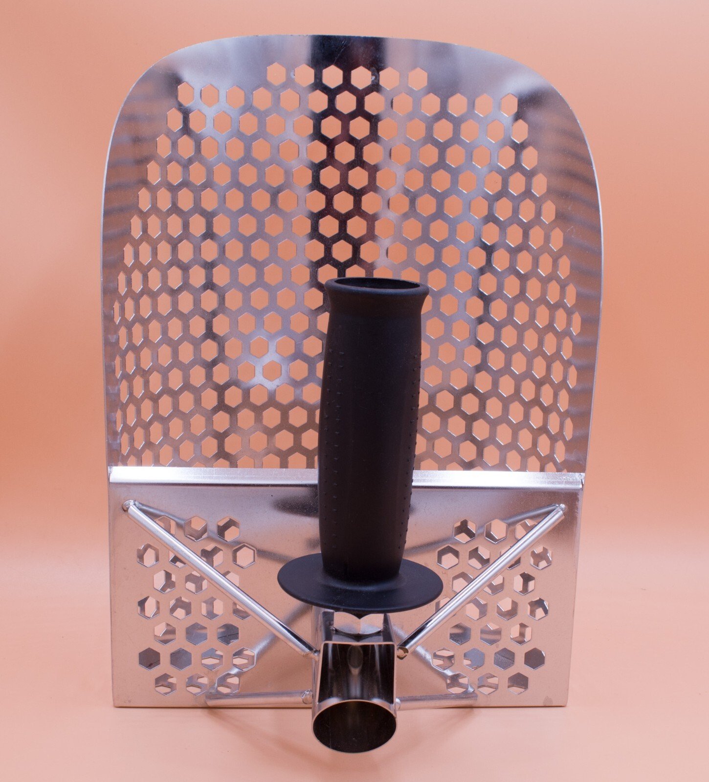 Beach-Sand-Scoop-Stainless-Steel-Metal-Detector-Sieve-Treasure-Hunting-376286607778-4