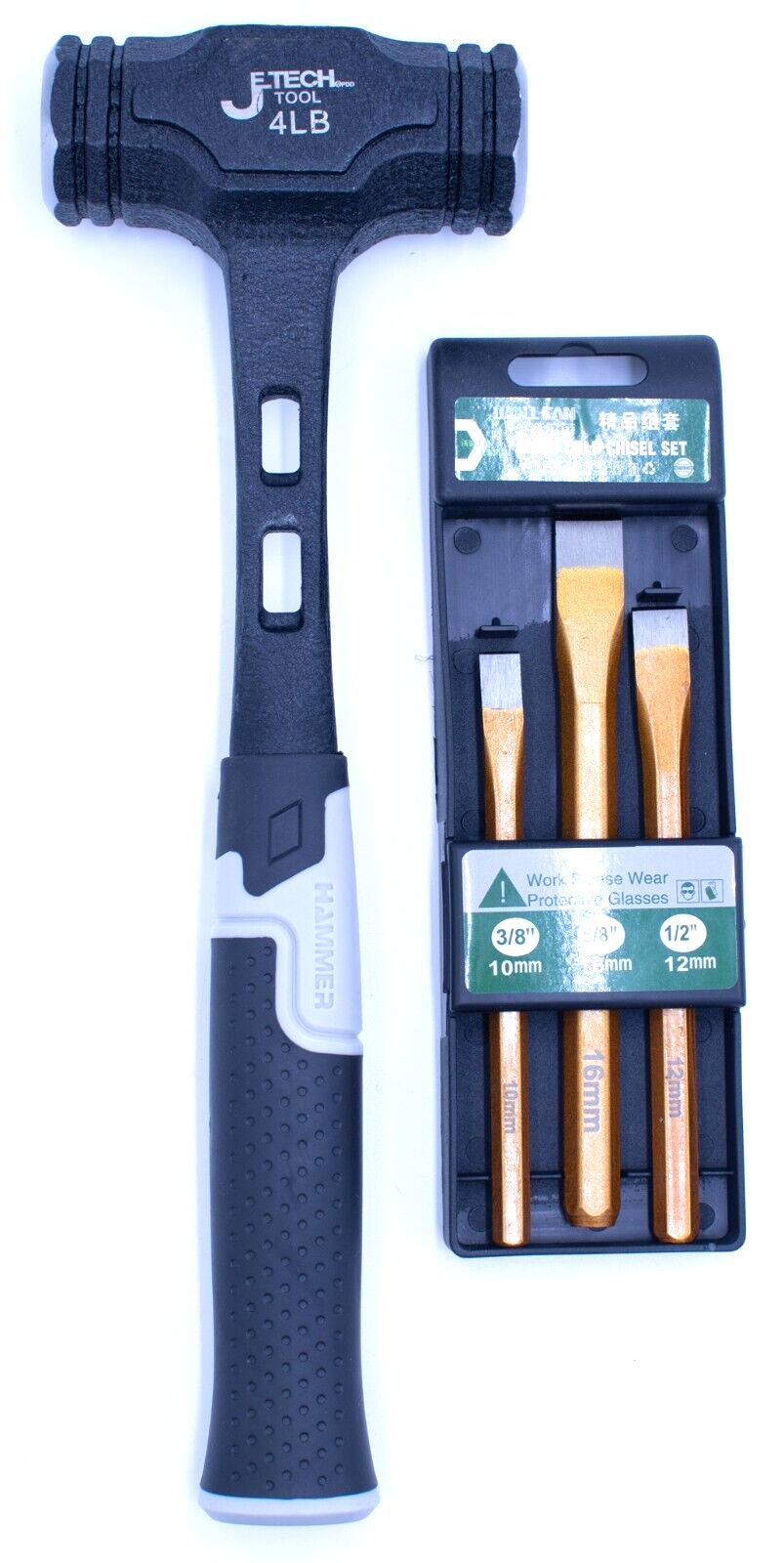 Variation-of-Rock-Hammer-WCold-Chisels-Fossicking-Prospecting-Steel-Shaft-Mash-Club-Sledge-375943759998-4062