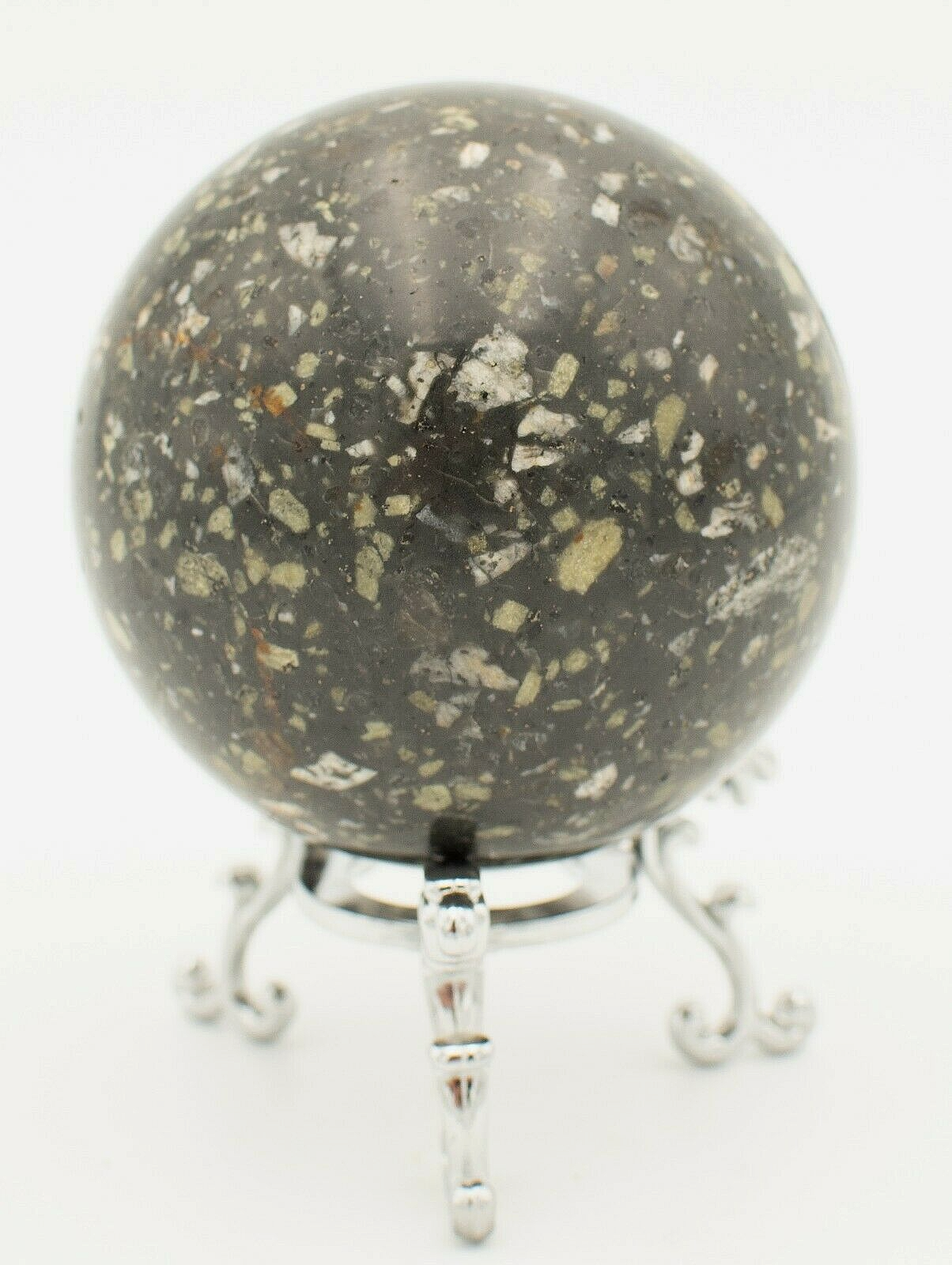 Western-Australia-Chinese-Writing-Stone-66mm-Rock-Stone-Sphere-Free-Stand-S16-374003009678