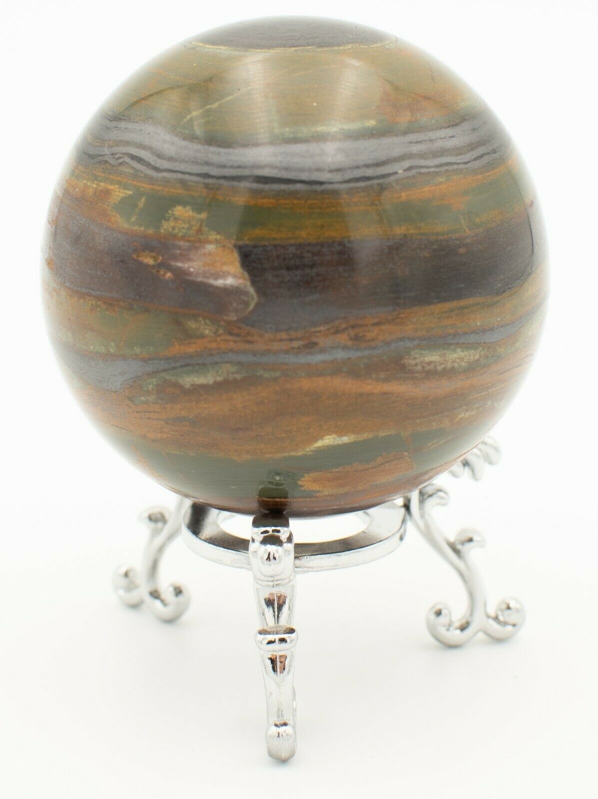 Western-Australia-Jasper-Chert-Hematite-65mm-Rock-Stone-Sphere-Free-Stand-S15-374002960218-2