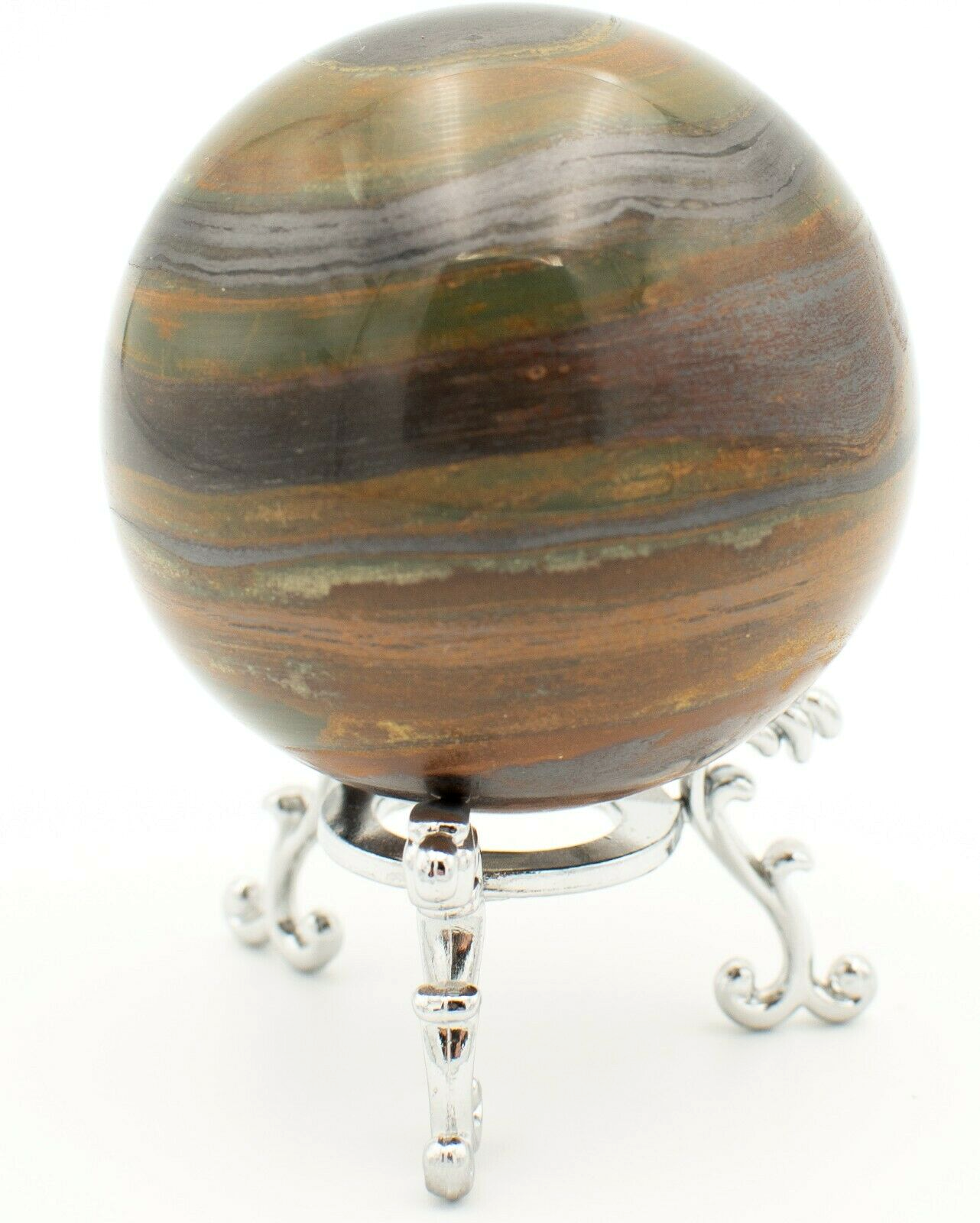 Western-Australia-Jasper-Chert-Hematite-65mm-Rock-Stone-Sphere-Free-Stand-S15-374002960218-3