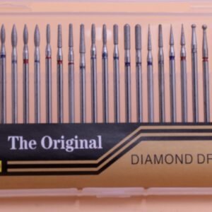 30-Piece Diamond Bur Set 2.35mm Lapidary Tools Grinding Jewellery Making Burs
