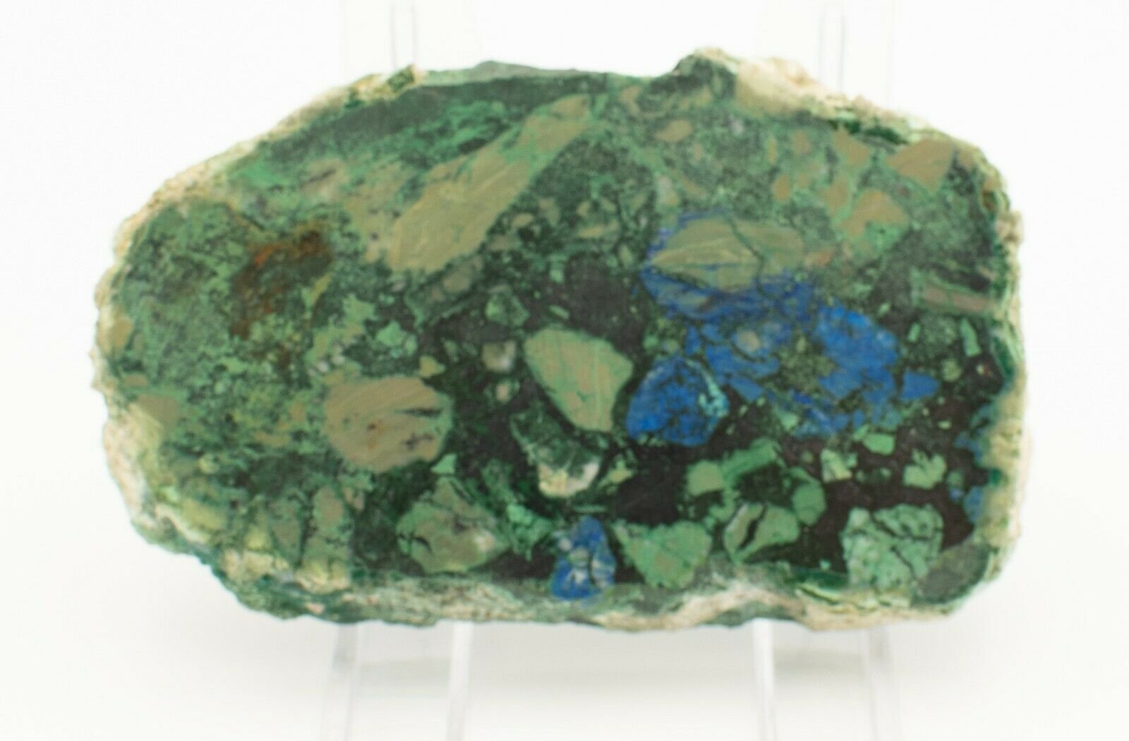Polished-Western-Australian-Brecciated-Copper-Azurite-Hematite-Slice-Free-Stand-374002164939-2